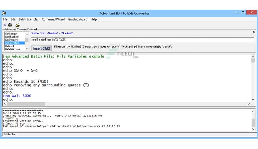 Advanced BAT to EXE Converter Free 4.59