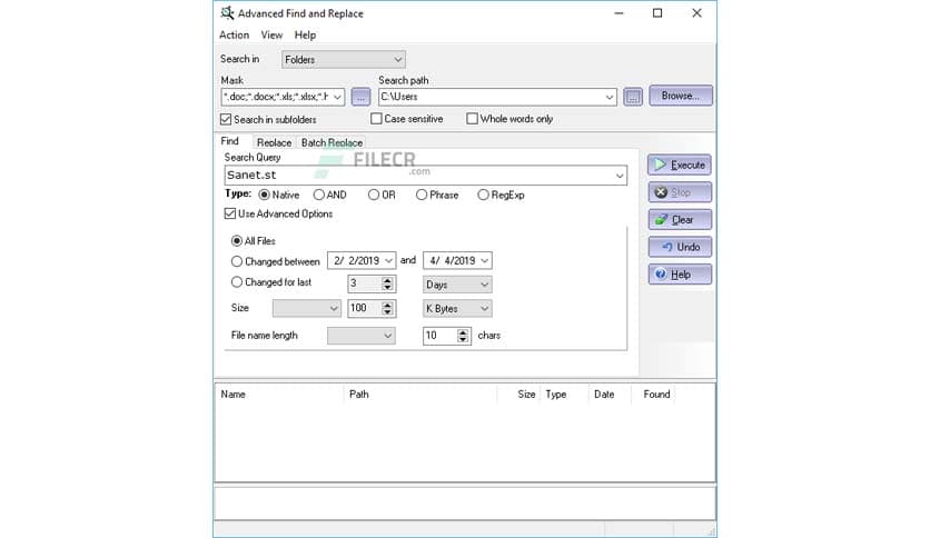 Advanced Find and Replace 9.0