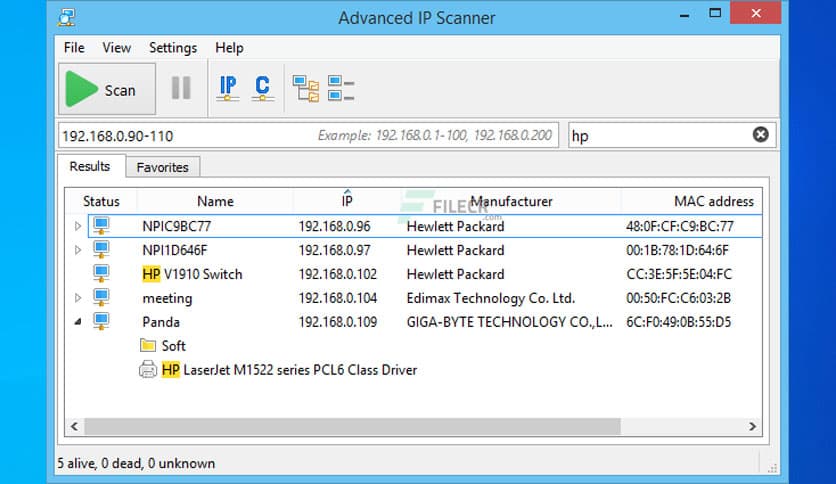 Advanced IP Scanner 2.5.4594.1