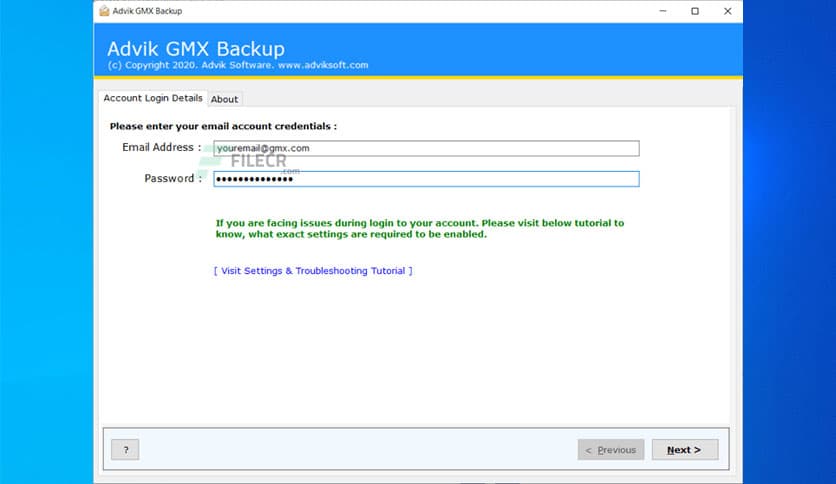 Advik GMX Backup 4.0