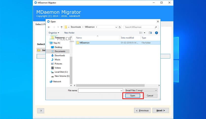 Advik MDaemon Converter 9.0