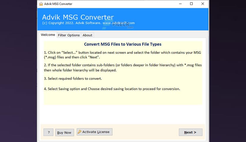 Advik MSG Converter 4.1
