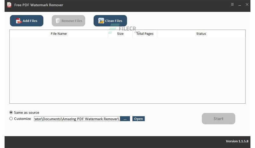 Amazing PDF Watermark Remover 1.1.5.8