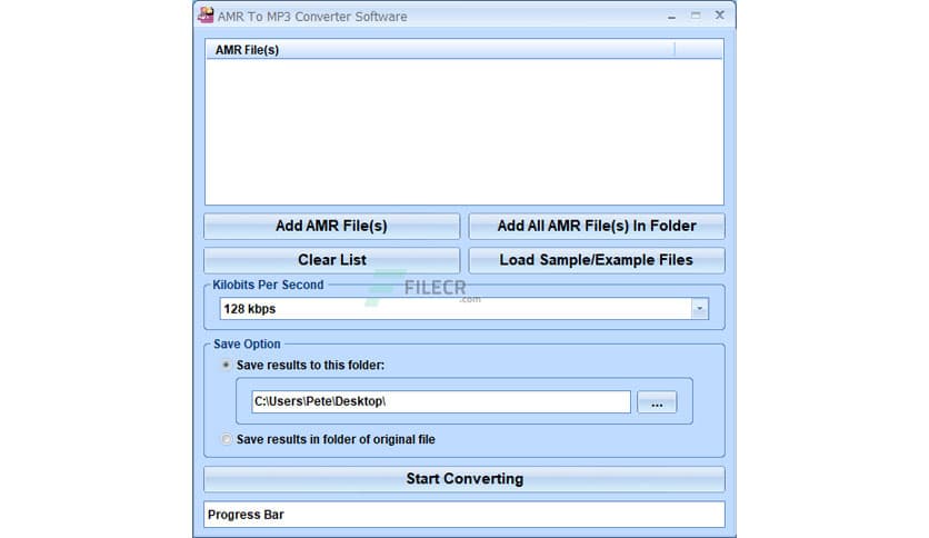 AMR To MP3 Converter Software 7.0