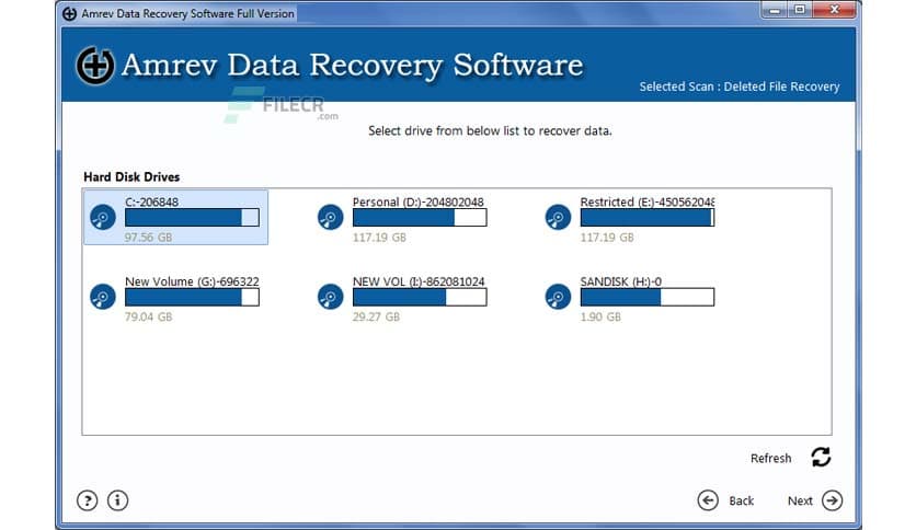 Amrev Data Recovery 4.0.0.2