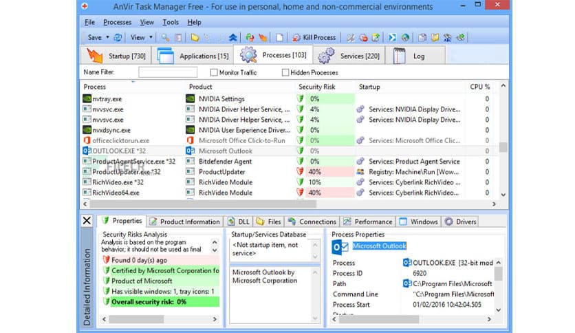 Anvir Task Manager Free 9.4