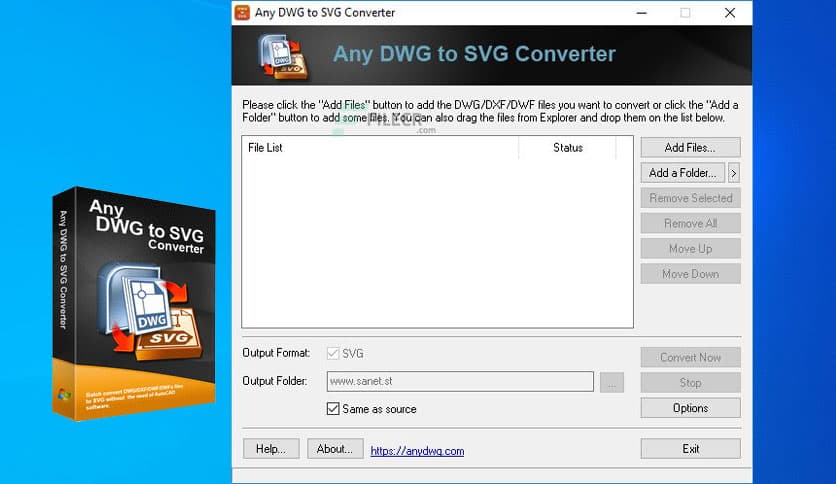 AnyDWG Software DWG to SVG Converter 2027.0
