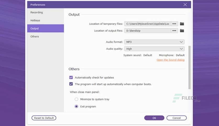 AnyMP4 Audio Recorder 1.0.12