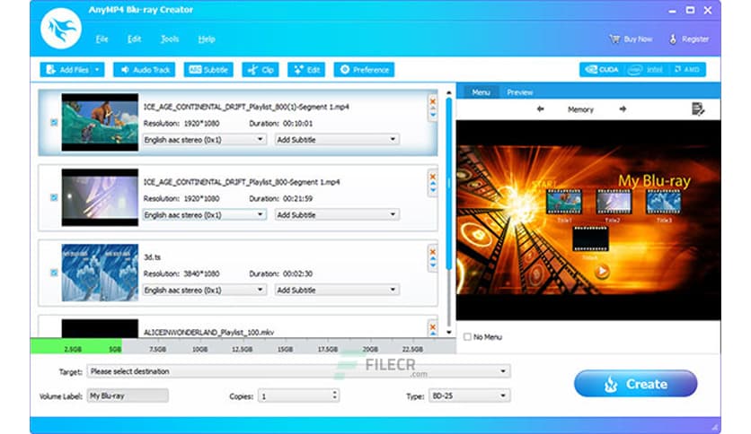 AnyMP4 Blu-ray Creator 1.1.82