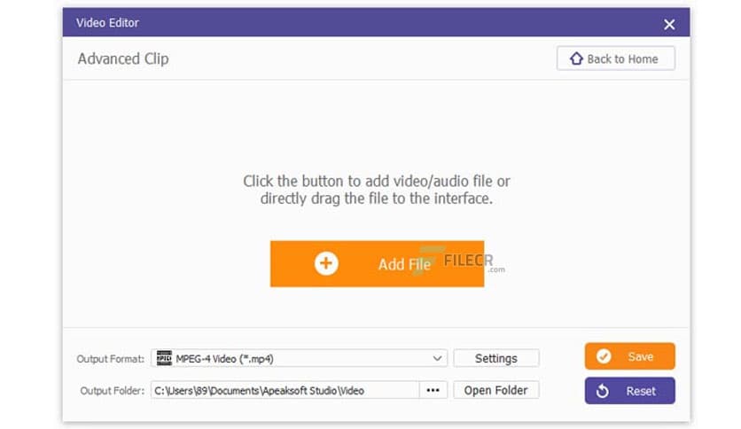 Apeaksoft Video Editor 1.0.52