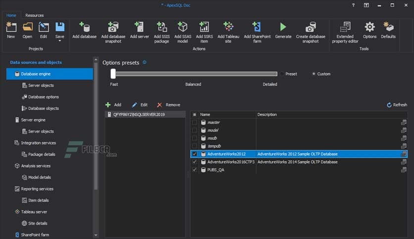 Quest Software ApexSQL Doc 2020.03.1151