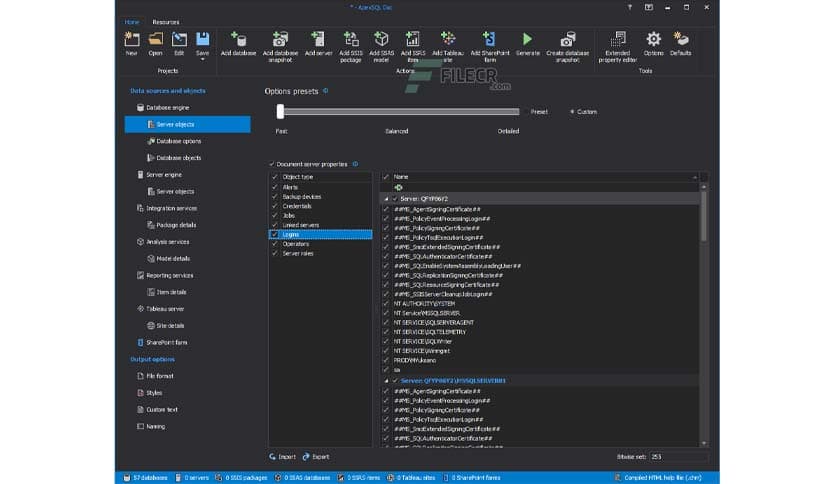 Quest Software ApexSQL Doc 2020.03.1151