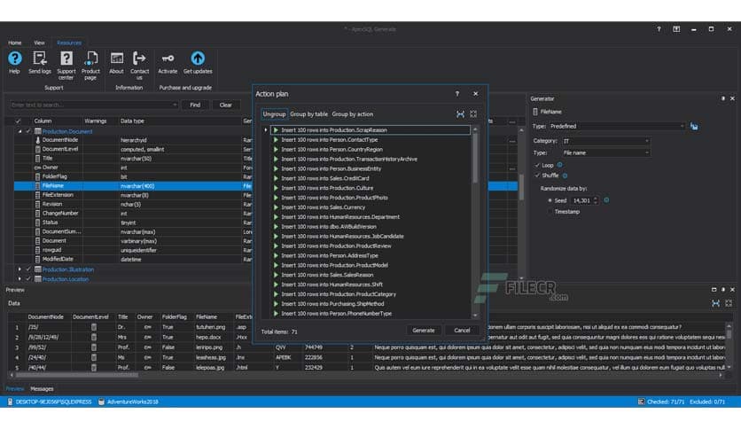 Quest Software ApexSQL Generate 2020.03.0384