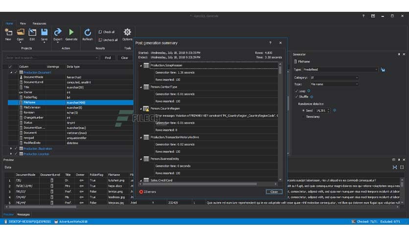 Quest Software ApexSQL Generate 2020.03.0384