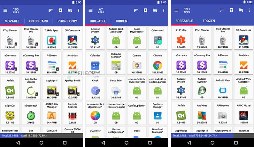 AppMgr Pro III (App 2 SD) 6.08