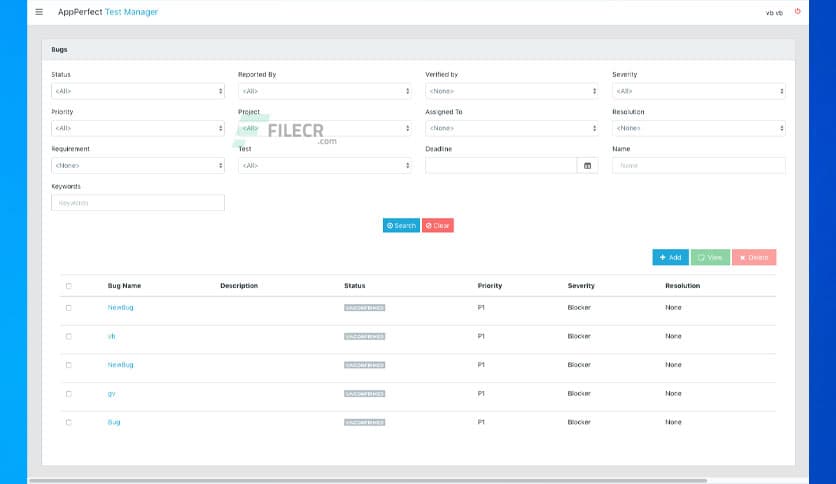 AppPerfect Test Manager 16.0.0.20220323-68
