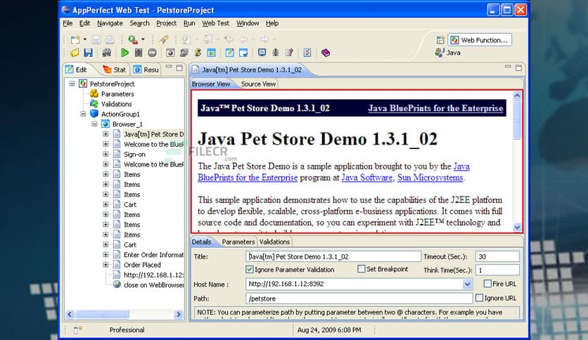 AppPerfect Web Test 16.0.0.20220323-68