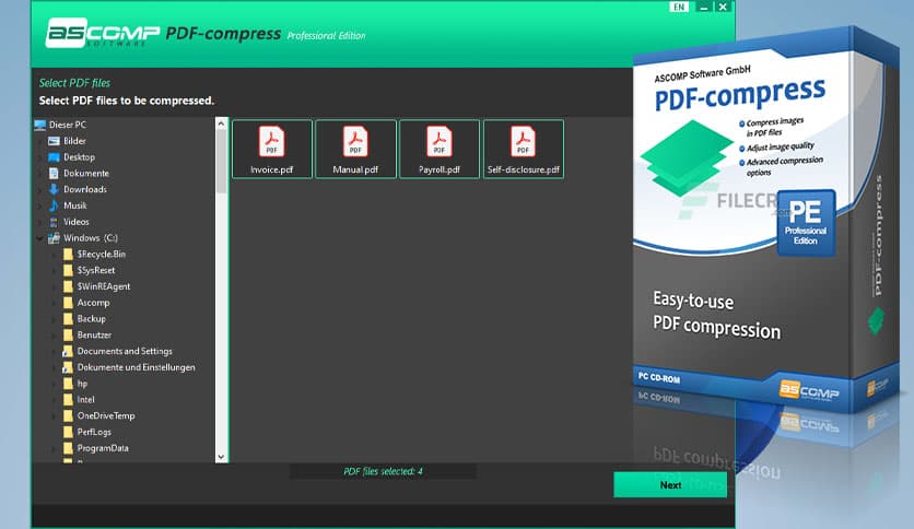 ASCOMP PDF-compress Professional 1.012