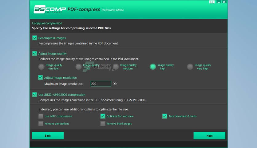 ASCOMP PDF-compress Professional 1.012