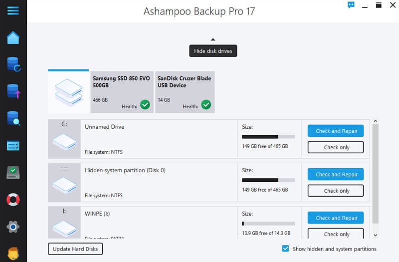 Ashampoo Backup Pro v17.03 Rescue System