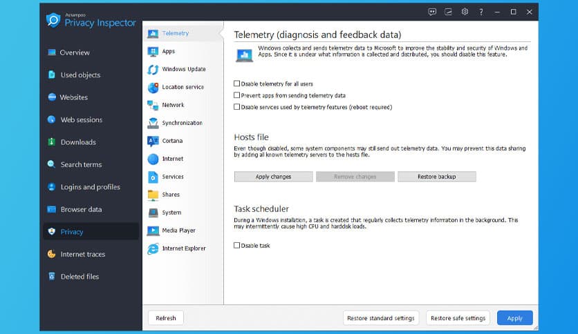 Ashampoo Privacy Inspector 3.00.11