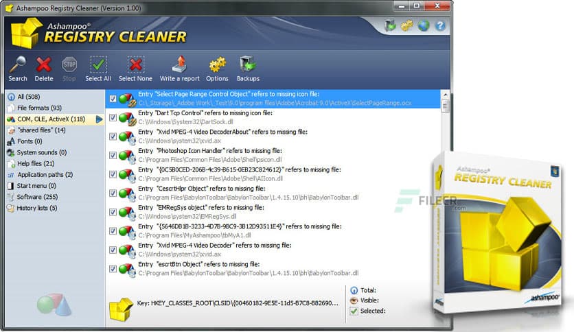 Ashampoo Registry Cleaner 2.00