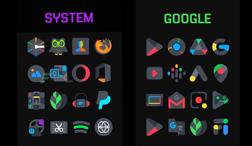 Asphalt – Dark Icon Pack 66