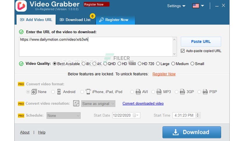 Auslogics Video Grabber 1.0.0.12
