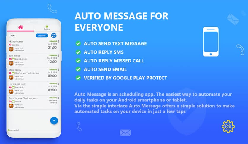 AUTO MESSAGE send response sms 2.8651