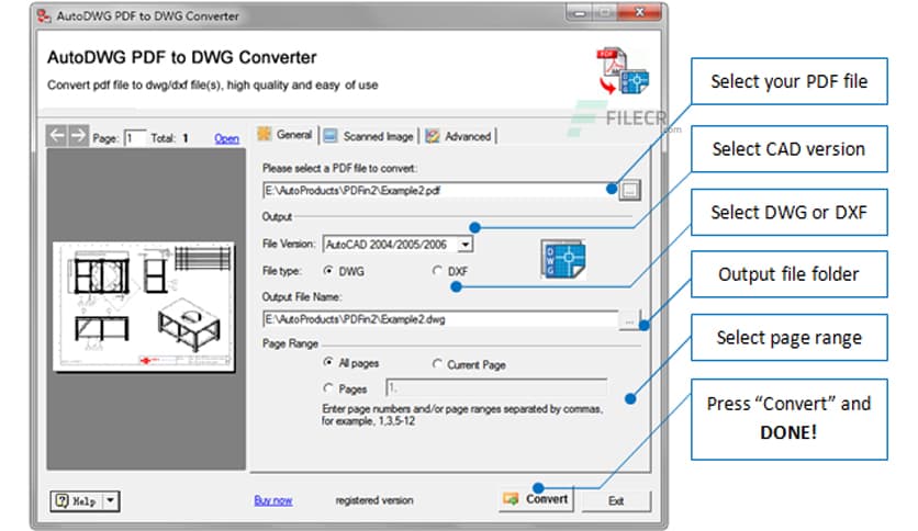 AutoDWG PDF to DWG Converter Pro 2026 v5.1