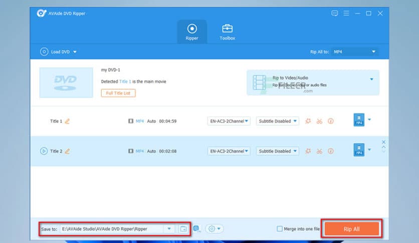 AVAide DVD Ripper 1.0.20