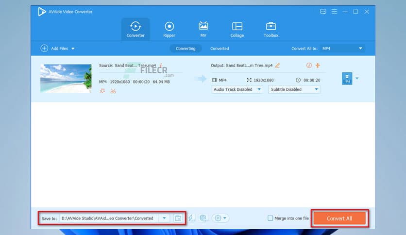 AVAide Video Converter 1.2.20