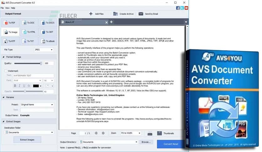 AVS Document Converter 4.3.2.273
