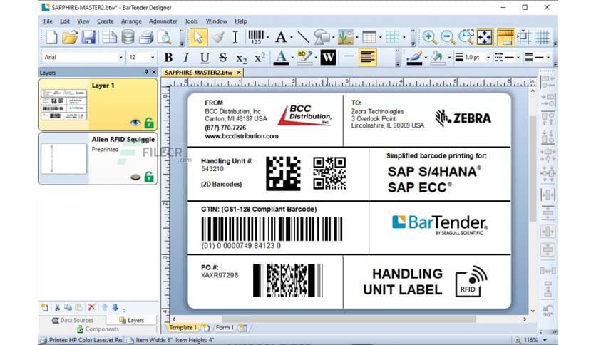 BarTender Designer Enterprise 2021 R1 v11.2
