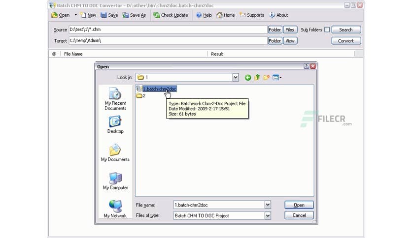 Batch CHM to Word (DOC) Converter 2025.17.1219.3604