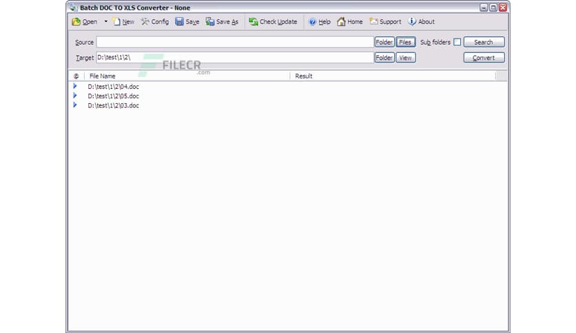 Batch DOC TO XLS Converter 2021.13.104.2909