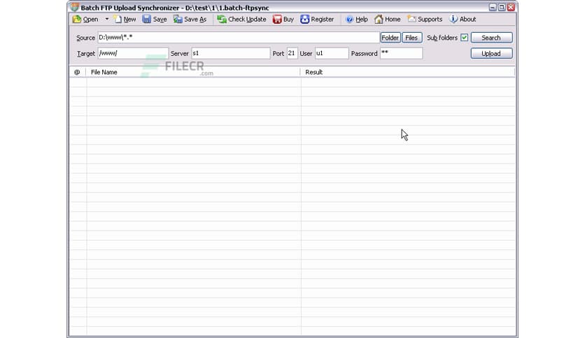 Batch File FTP Sync Uploader 2021.13.104.3001