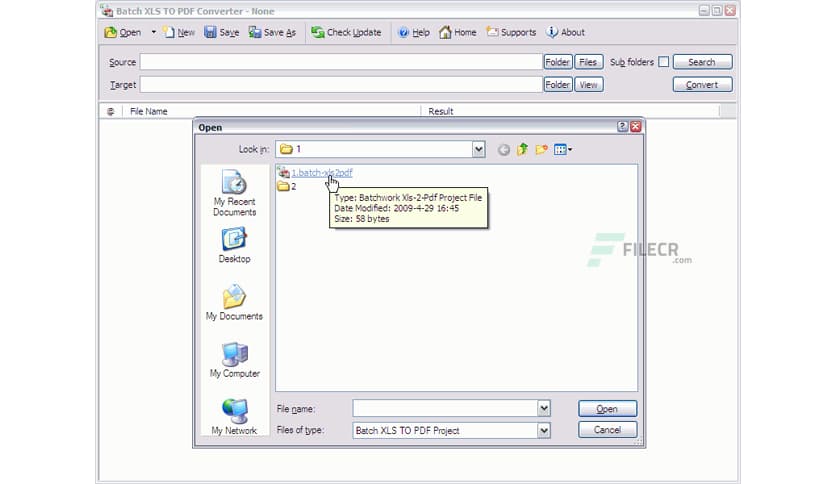 Batch XLS to PDF Converter 2025.17.1219.2077