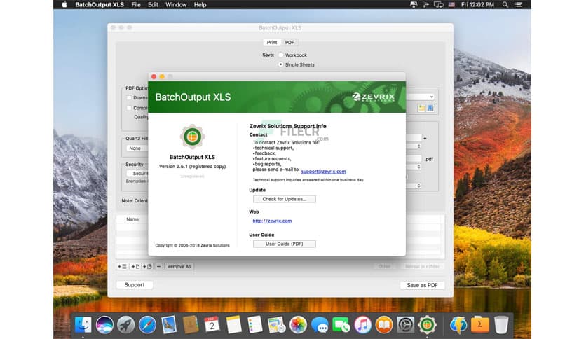 BatchOutput XLS 2.5.20