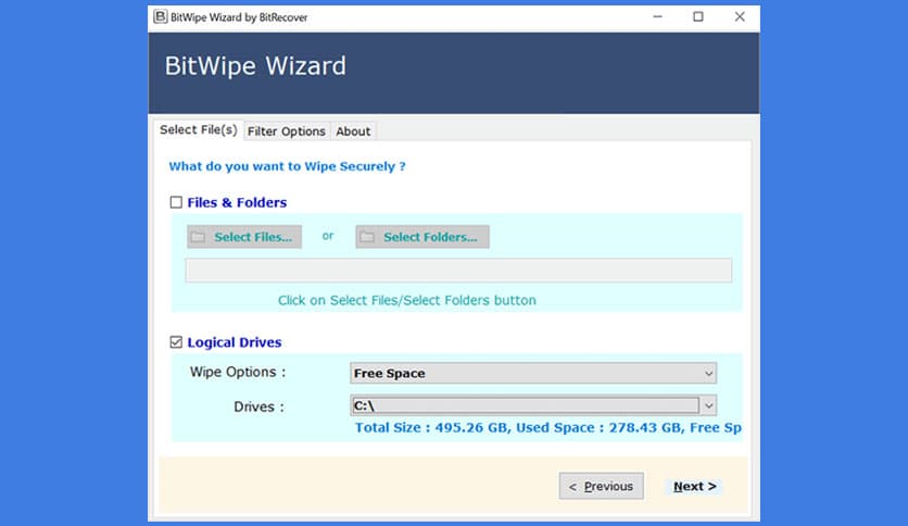 BitRecover BitWipe Wizard 6.2