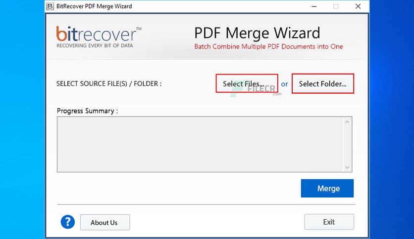 BitRecover PDF Merge Wizard 4.0