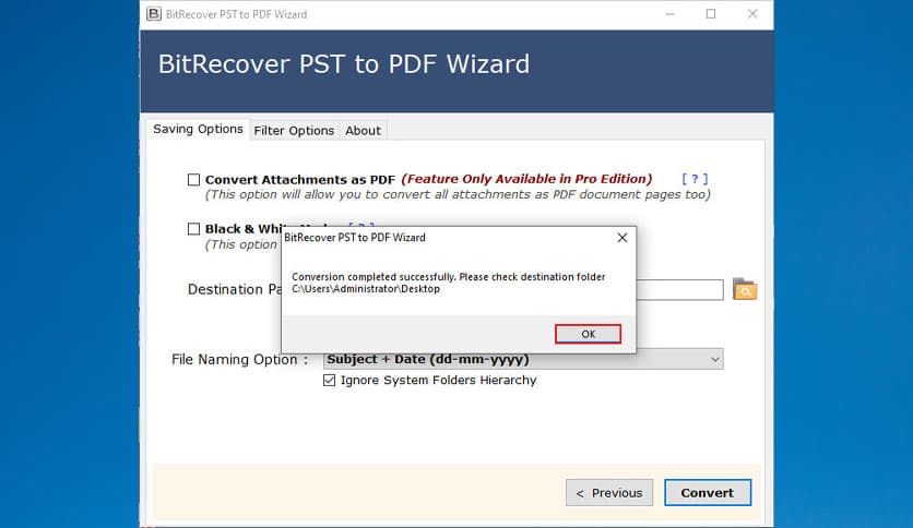 BitRecover PST to PDF Wizard 26.1
