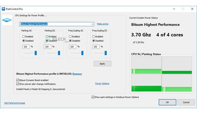 Bitsum ParkControl Pro 5.5.1.8