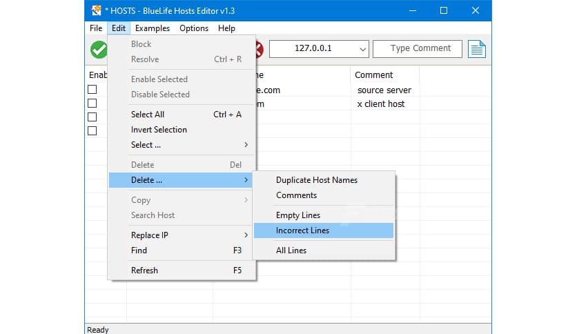 BlueLife Hosts Editor 1.6