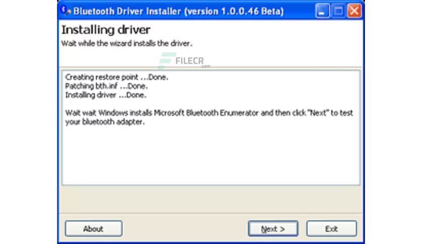 Bluetooth Driver Installer 1.0.0.182