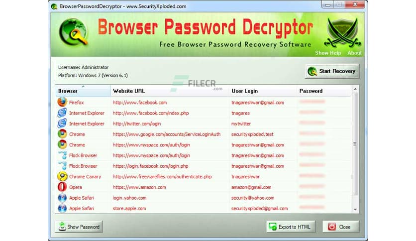 Browser Password Decryptor 19.0
