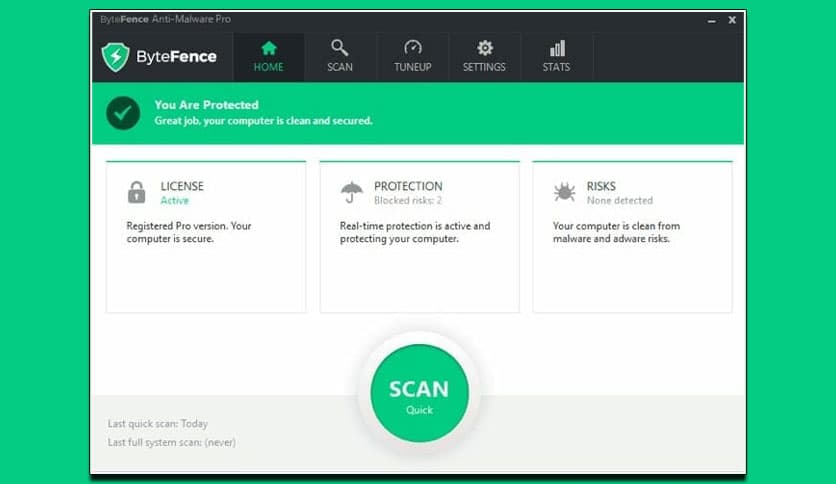 ByteFence Anti-Malware Pro 3.19.0.0