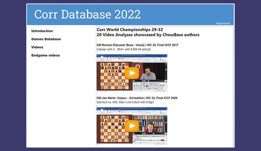 ChessBase Corr Database 2024