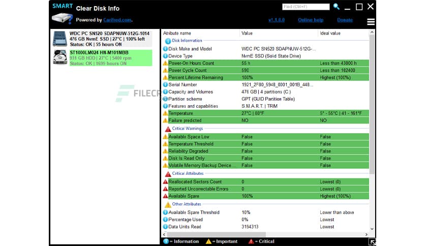 Clear Disk Info 4.4.1.0