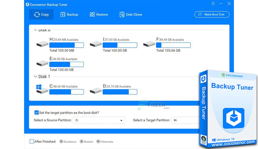 Cocosenor Backup Tuner 3.2.1.2 + WinPE ISO